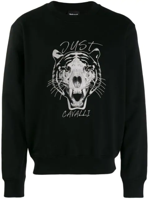 just cavalli tiger sweatshirt