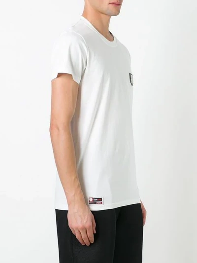 Shop Plein Sport Football T-shirt In White