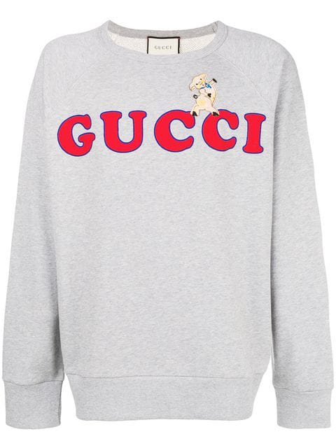 gucci sweatshirt with piglet