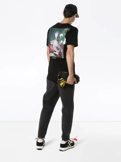 OFF-WHITE PAINTING PRINT T-SHIRT - 黑色