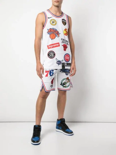 atención Cuña masa Supreme Nike/nba Basketball Shorts In White | ModeSens