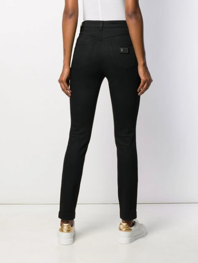 Shop Dolce & Gabbana Slim Leg Denim Jeans In Blue