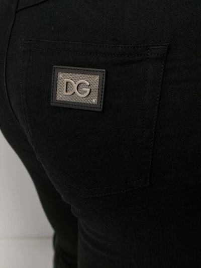 Shop Dolce & Gabbana Slim Leg Denim Jeans In Blue