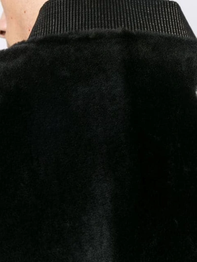 Shop Givenchy Back Logo Bomber Jacket In Black