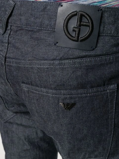 GIORGIO ARMANI FIVE POCKET TROUSERS - 蓝色