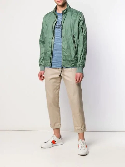 Shop C.p. Company Lightweight Lens Jacket In Green