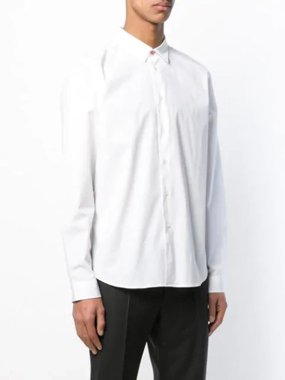 Shop Ps By Paul Smith Long Sleeved Shirt In White