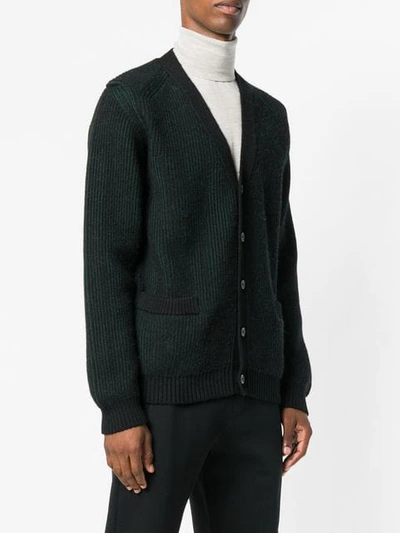 Shop Lanvin Classic Knitted Cardigan In Green