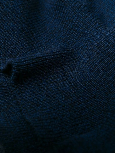 Shop Maison Margiela Trimmed Pullover In Blue