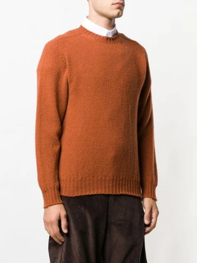 E. Tautz Crew Neck Jumper - Yellow | ModeSens