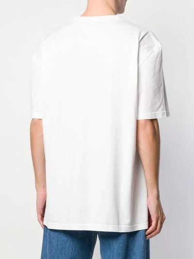 Shop Calvin Klein 205w39nyc Jaws Logo T-shirt In White