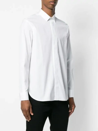 Shop Saint Laurent Klassisches Hemd In White