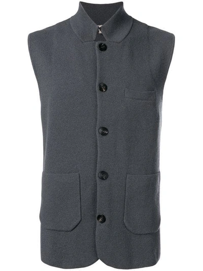 Shop N•peal Milano Waistcoat In Grey