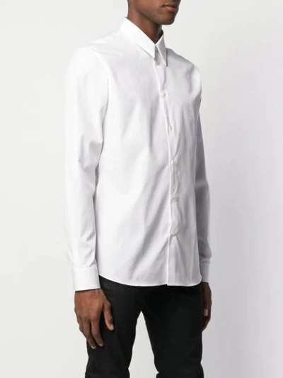 Shop Givenchy Signature Slim Fit Shirt In White