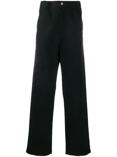 Shop Maison Margiela Wide-leg Jeans In Black