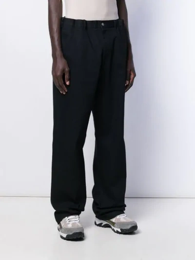 Shop Maison Margiela Wide-leg Jeans In Black