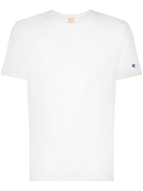 champion white logo t shirt