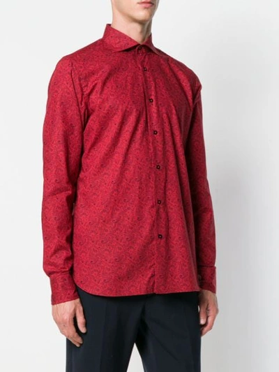 Shop Borriello Hemd Mit Paisleymuster In Red