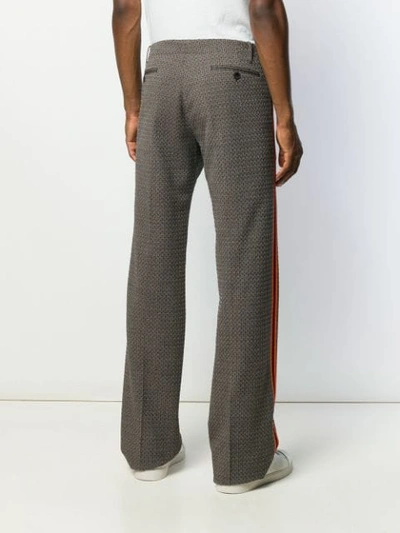 ETRO SIDE STRIPE SUIT TROUSERS - 棕色