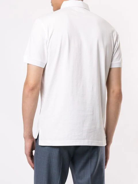 Kent & Curwen Embroidered Logo Polo Shirt In White | ModeSens