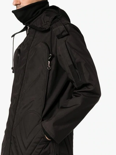 Shop Vexed Generation Hooded Padded Parka In Black