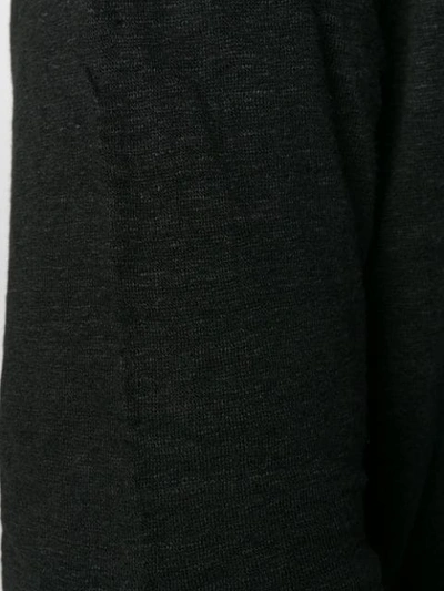 Shop Thom Krom Raw Edged Oversized T-shirt In Black