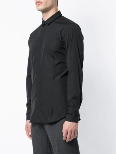 Shop Neil Barrett Slim-fit Shirt In Black