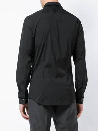 Shop Neil Barrett Slim-fit Shirt In Black