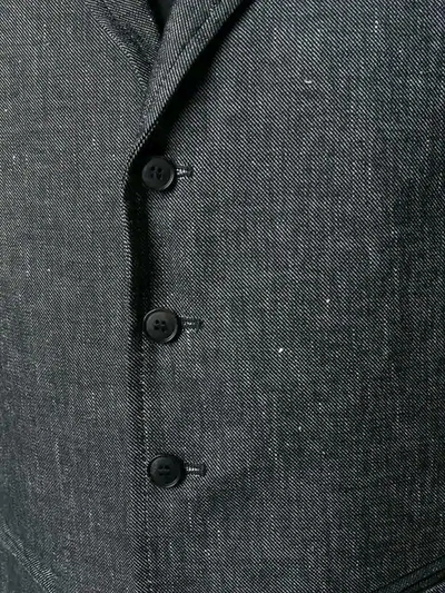 Shop John Varvatos Classic Waistcoat In Grey