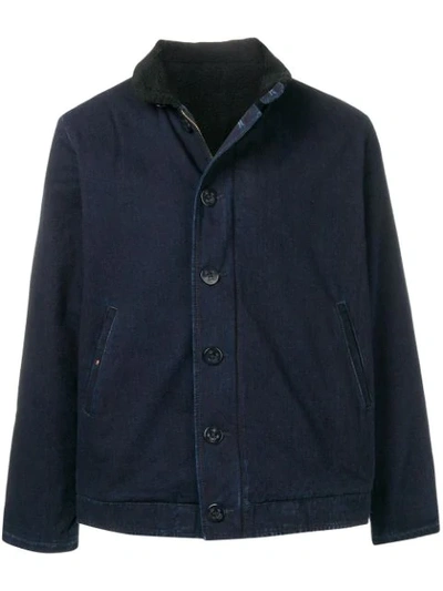 Shop Fortela Sherpa Jacket - Blue