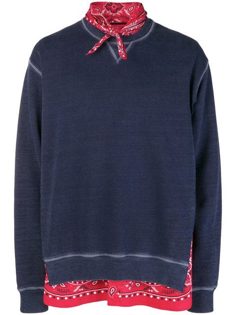 dsquared bandana sweatshirt