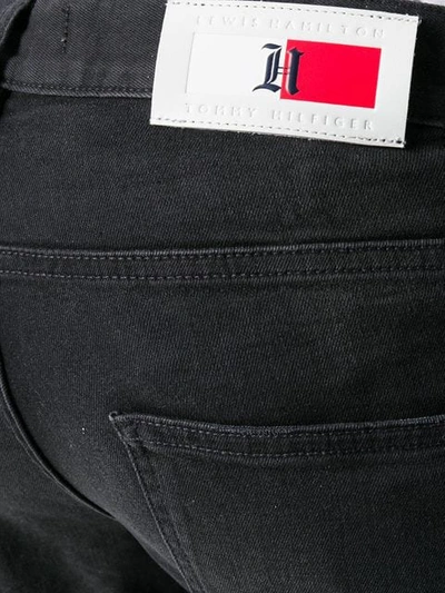 Shop Tommy Hilfiger X Lewis Hamilton Skinny-jeans In Black
