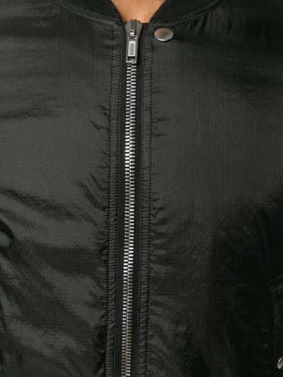 zipped bomber jacket