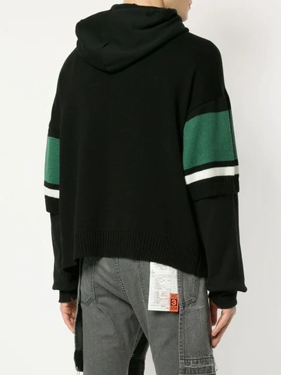 Shop Miharayasuhiro Hooded Sweatshirt In Black