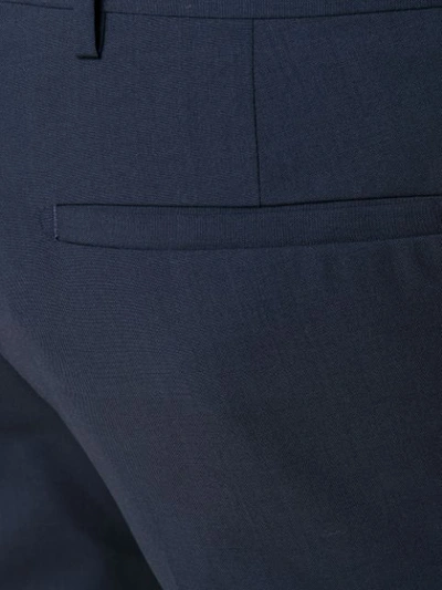 Prada Slim Tailored Trousers In Blue