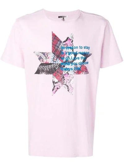 Shop Isabel Marant Zafferh T-shirt In Pink