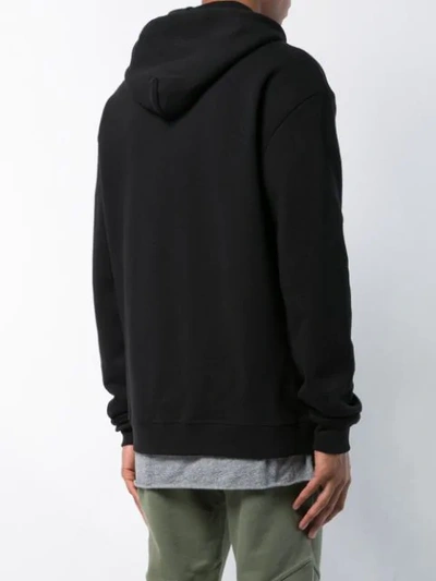 Shop John Elliott Longsleeved Hoodie In Black