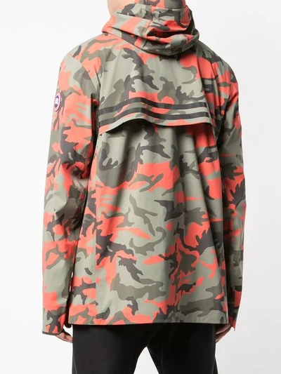 Shop Canada Goose Fire Camouflage Print Jacket In Green