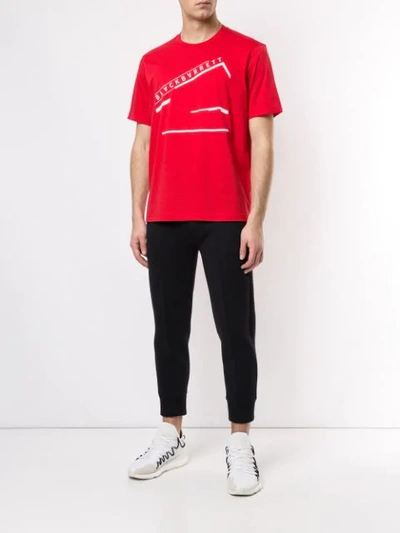 Shop Blackbarrett Logo Print T In Red