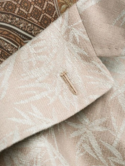 Shop Etro Jacquard Blazer - Neutrals