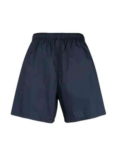 Shop Our Legacy Elasticated Waist Swim Shorts In Blue