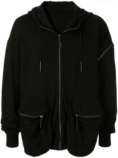 Shop A-cold-wall* Back Pocket Hoodie In Black