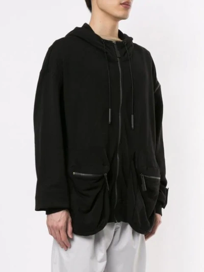 Shop A-cold-wall* Back Pocket Hoodie In Black