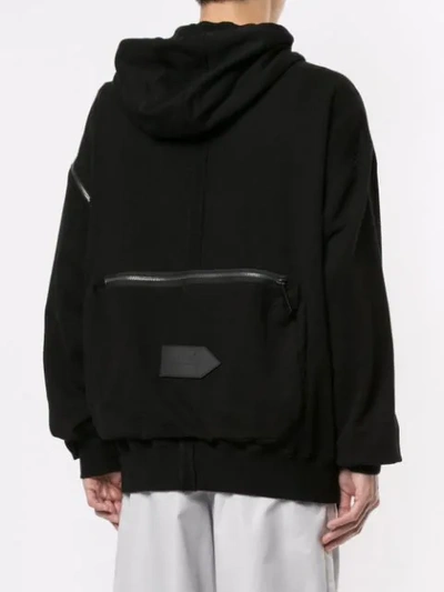 Shop A-cold-wall* Back Pocket Hoodie In Black