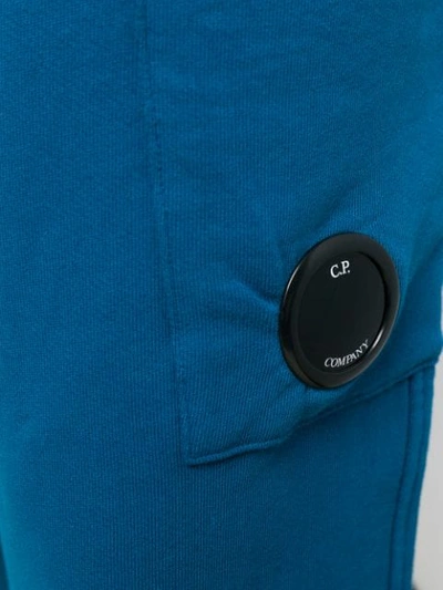 C.p. Company Lens Track Pants In Blue