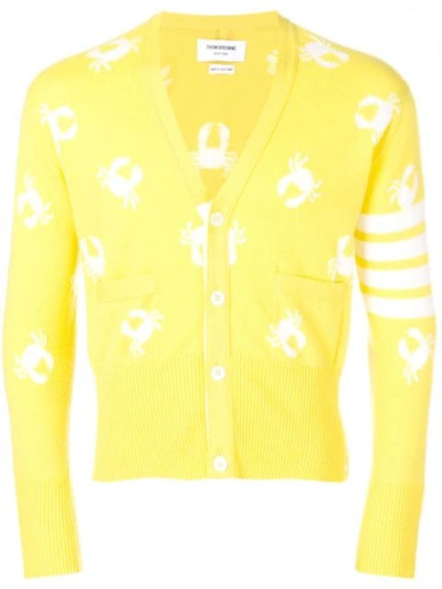Shop Thom Browne 4 In Yellow