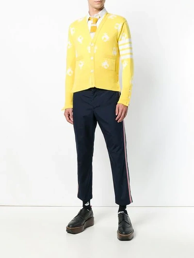 Shop Thom Browne 4 In Yellow