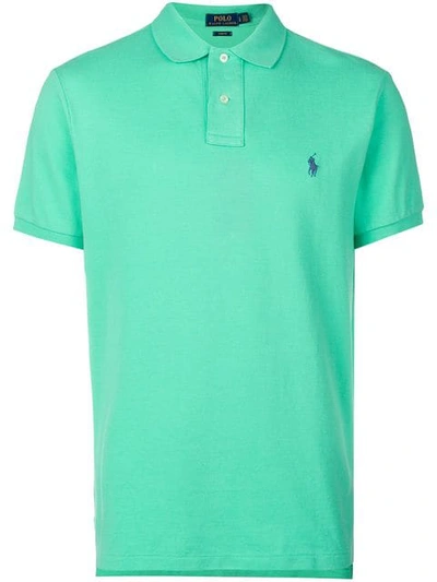 Shop Polo Ralph Lauren Basic Polo Shirt In Green
