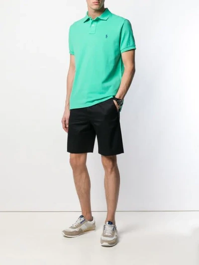Shop Polo Ralph Lauren Basic Polo Shirt In Green