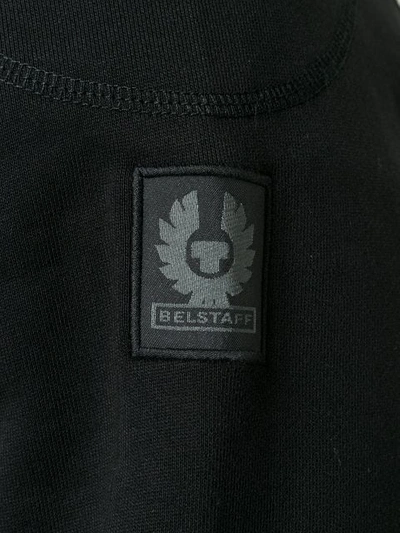 Shop Belstaff Logo Patch Sweatshirt In Black